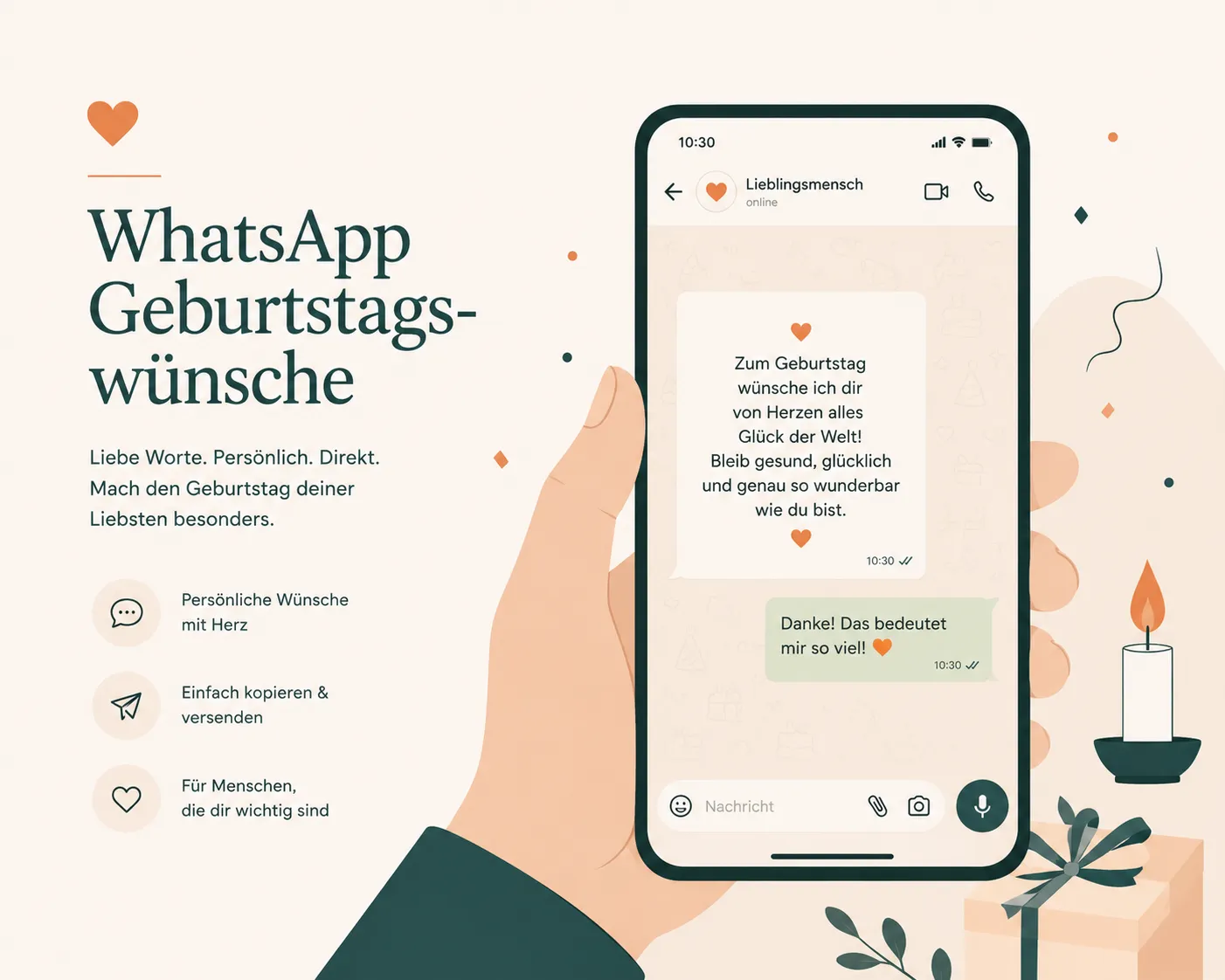 WhatsApp birthday wishes illustration